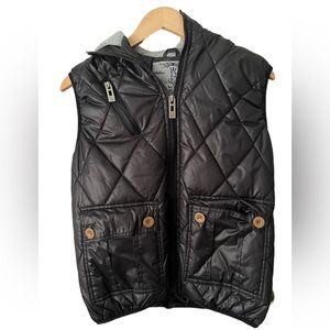 Puffer Vest with Hoodie
